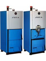 Котёл для твёрдого топлива ZOTA MIX 40 кВт (Регулятор тяги в комплекте)