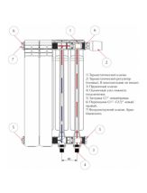 Алюминиевый радиатор Rifar ALUM VENTIL 350 10 секций (нижнее подключение)