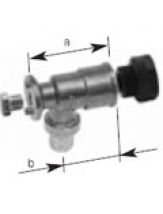 Отвод фиксируемый Push (гнездо для крана), с короткой полимерной заглушкой
